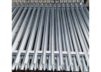 Palisade Galvanised Double Gate 6.0m x 2.4m